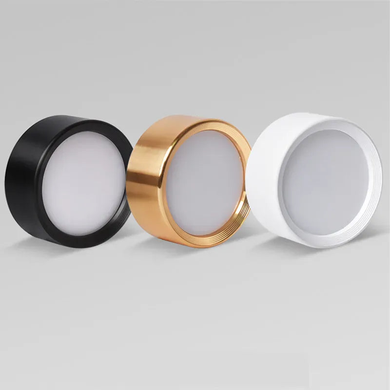 12V Under Cabinet LED Puck Lights Waterproof Surface Mounted LED Ceiling Lights