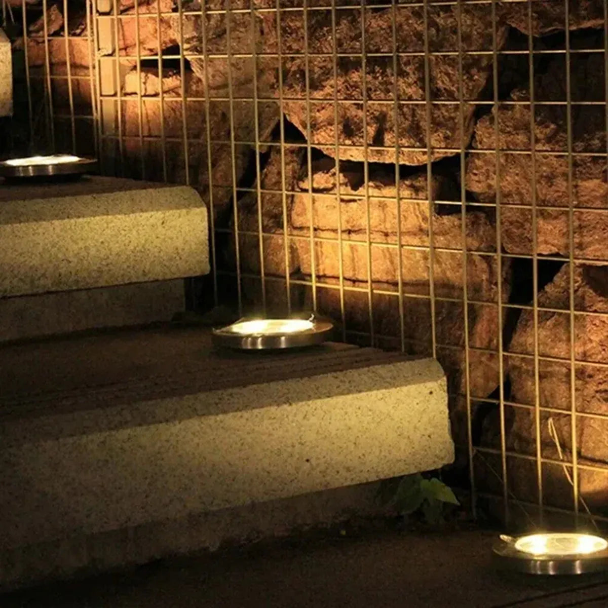 1/4/8 Stück Solar-Untergrundleuchten für den Außenbereich, Wegstrahler für die Gartendekoration