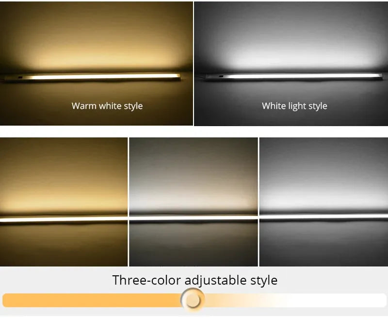 5V Motion Sensor Aluminium Profile LED Light Bar with USB Kitchen Cabinet Lighting