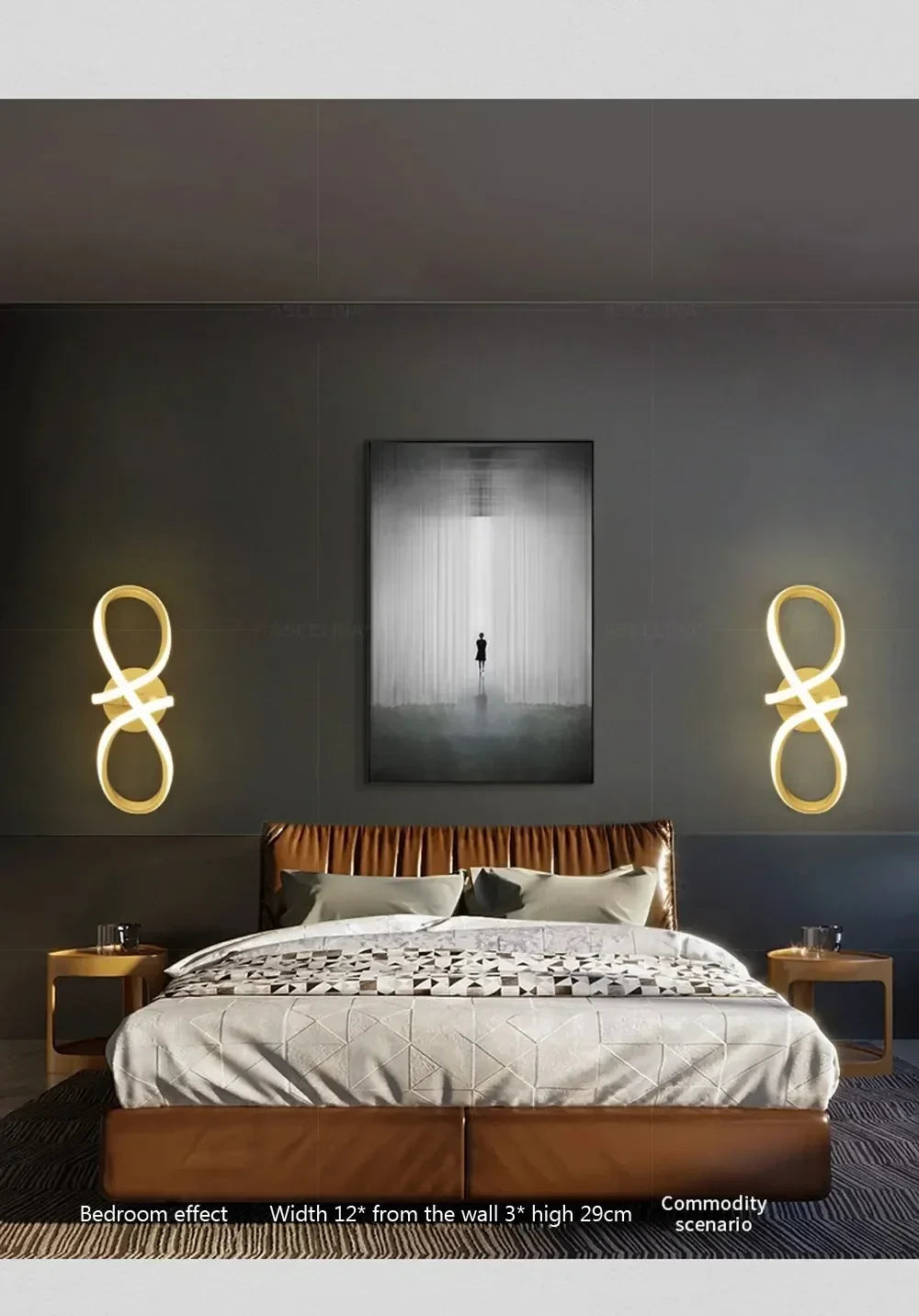 Modern Minimalist Dual-Use LED Ceiling & Wall Light Fixture for Aisle and Corridor
