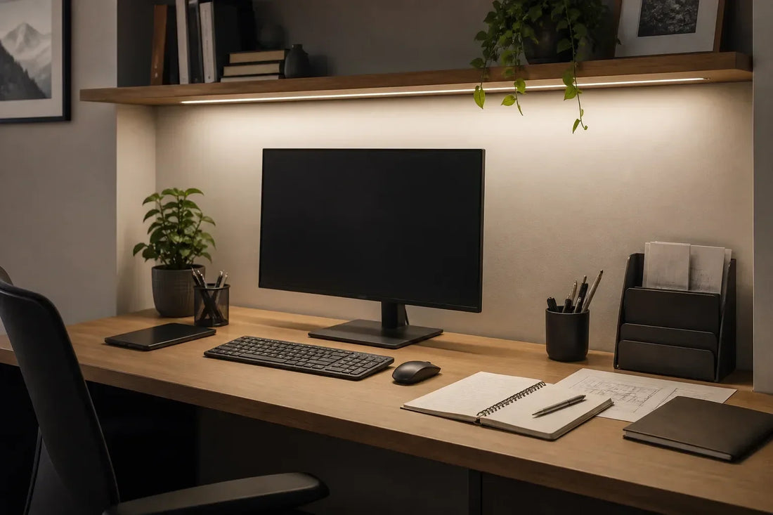 Desk & Home Workspace Under-Shelf Lighting Solution
