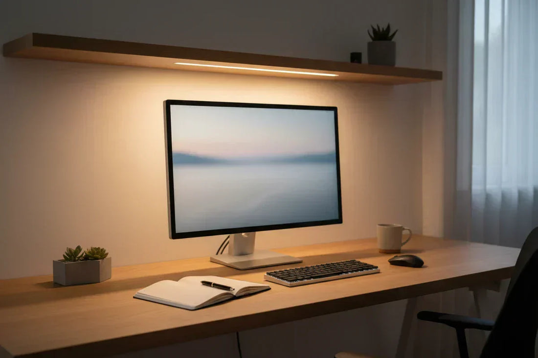 Lumaz - Desk & Workspace Lighting: Improving Productivity with Under-Shelf LEDs