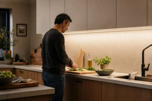 How to Fix Dark Kitchen Countertops with Under Cabinet Task Lighting
