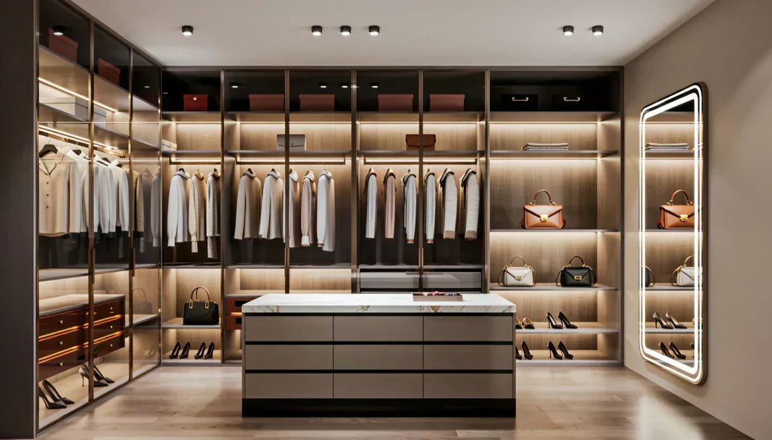 Lumaz - Lighting to Showcase Closets and Wardrobes: Task Lighting, Color Rendering, and Placement