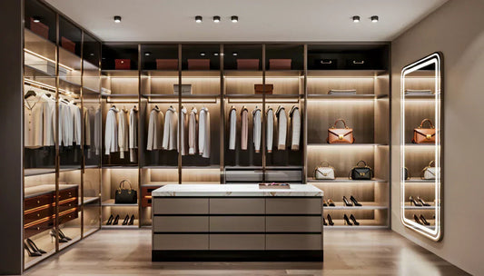 Lumaz - Lighting to Showcase Closets and Wardrobes: Task Lighting, Color Rendering, and Placement