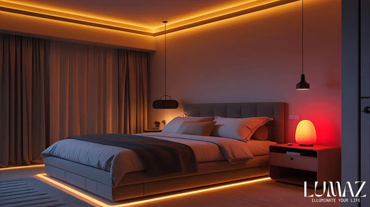 Mood Lighting in Bedrooms: How Color and Temperature Control Improve Sleep and Relaxation