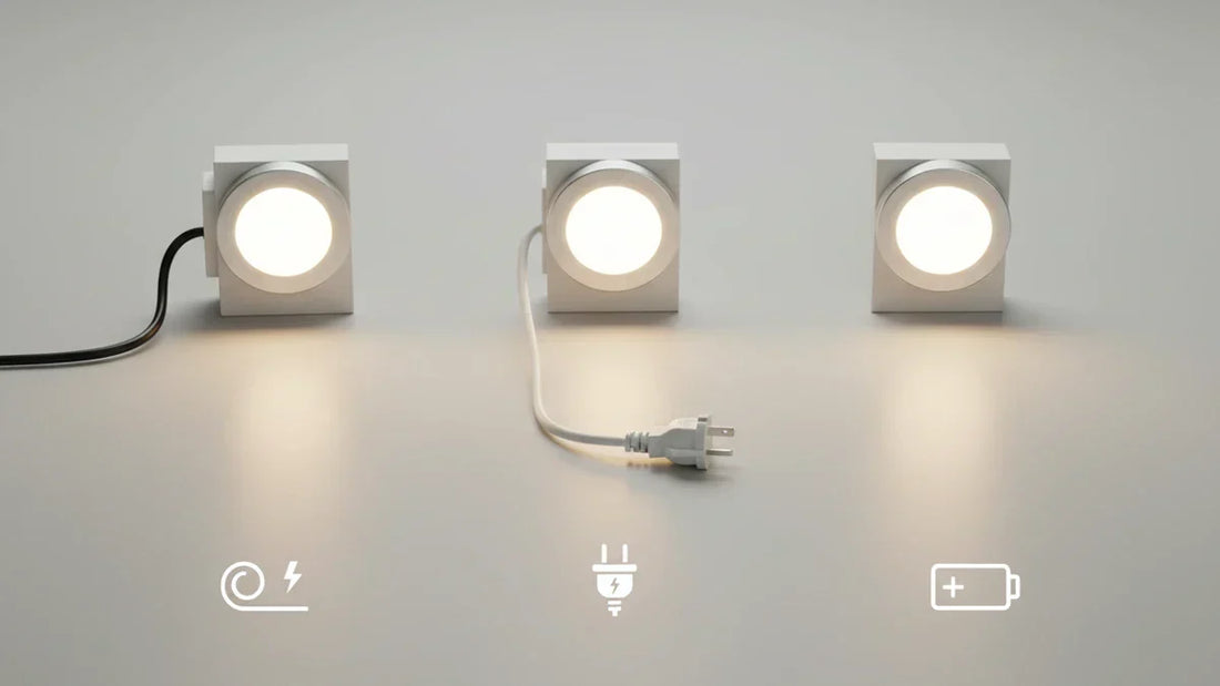 Lumaz - Hardwired vs Plug-In vs Battery Puck Lights: Which Installation Option Is Right?