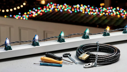 Lumaz - Secure and Weatherproof Your Outdoor Holiday Lights: Theft Prevention, Fastening Methods, and Damage-Proofing