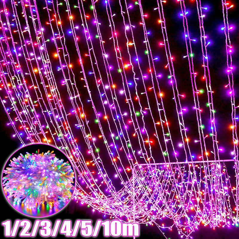 1-10M Battery Operated Outdoor LED Fairy String Lights Waterproof Garland Christmas Lights - Lumaz