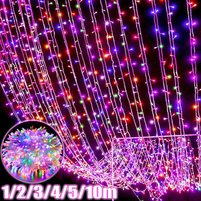 110M Battery Operated Outdoor LED Fairy String Lights Waterproof Garland Christmas Lights - Lumaz