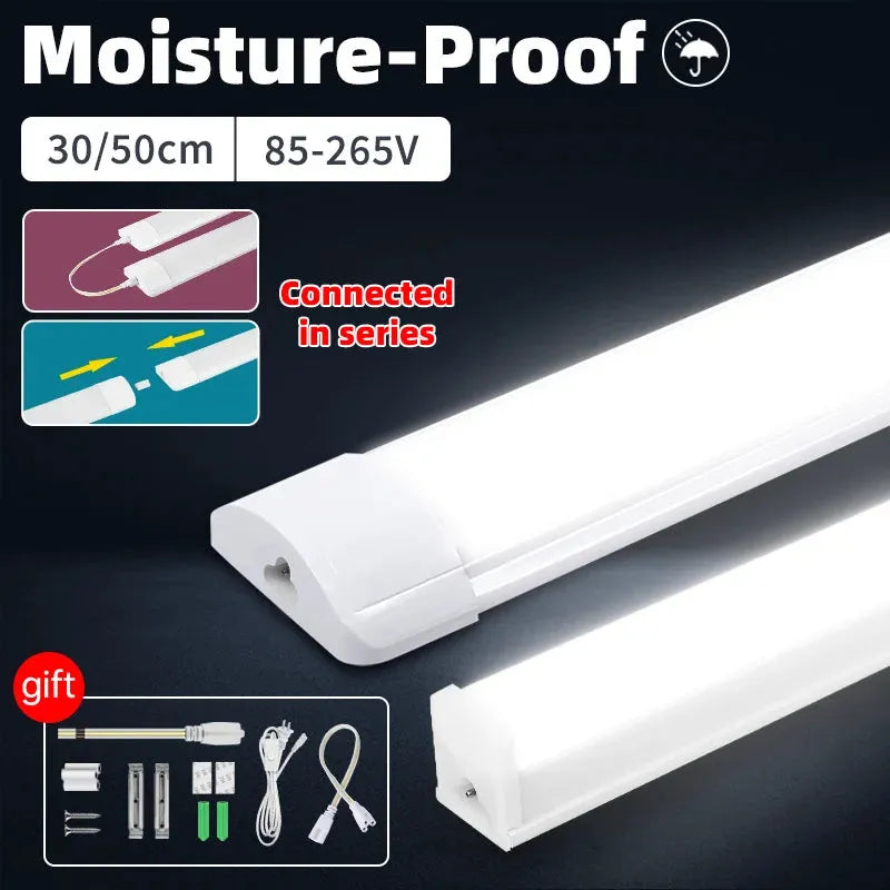 110V/220V Moisture-Proof LED Light Bar Kitchen Cabinet Lighting LED Tube Light