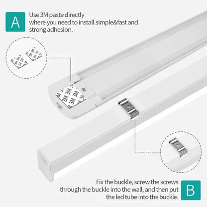 110V/220V Moisture-Proof LED Light Bar Kitchen Cabinet Lighting LED Tube Light