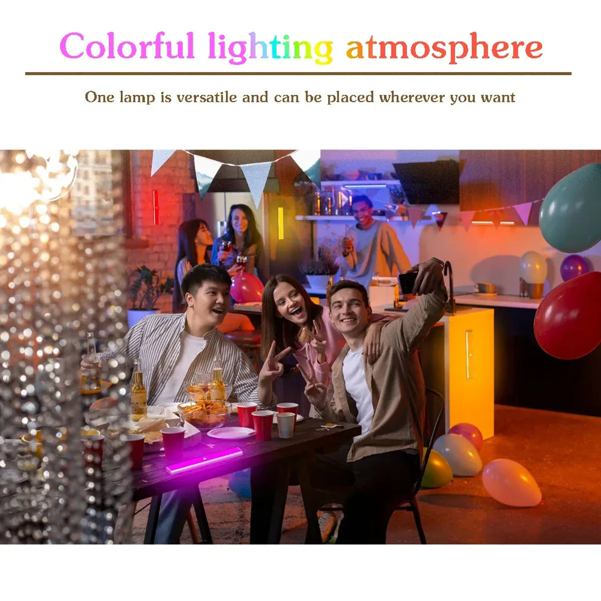 12V Bewegungsmelder Tuya Wifi RGBCCT LED-Unterbauleuchte, dimmbar für die Küche