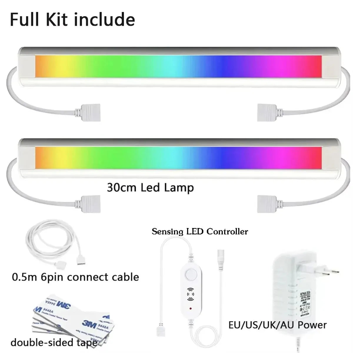 12V Bewegungsmelder Tuya Wifi RGBCCT LED-Unterbauleuchte, dimmbar für die Küche