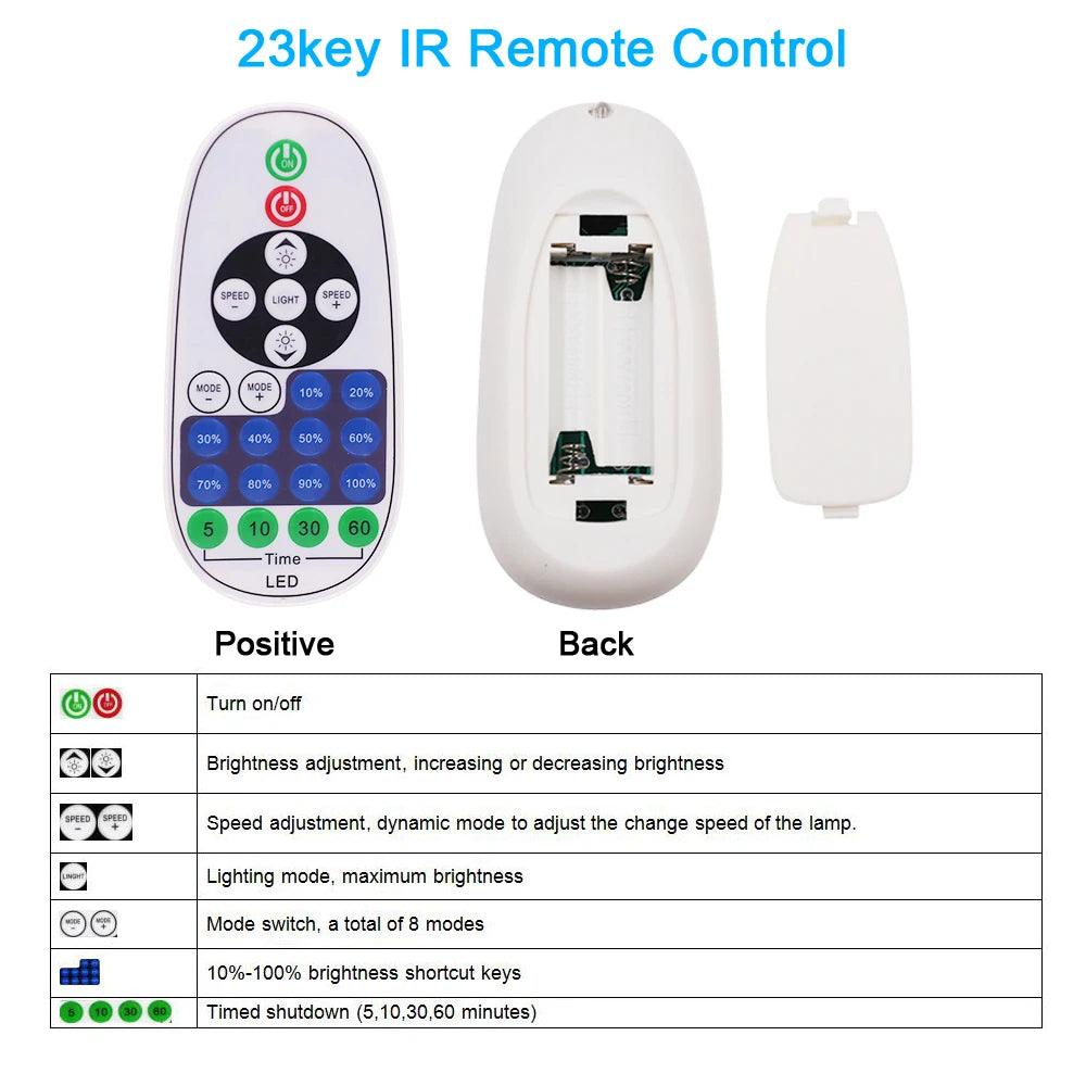 12V Tuya Wifi Remote Control Dimmable COB LED Strip Lights With 320/384/528 LEDs, Power Kit - Lumaz