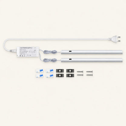 Handwisch-Bewegungssensor Unterbau-LED-Lichtleisten-Set – 12V Aluminium