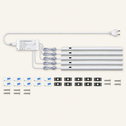 Handwisch-Bewegungssensor Unterbau-LED-Lichtleisten-Set – 12V Aluminium