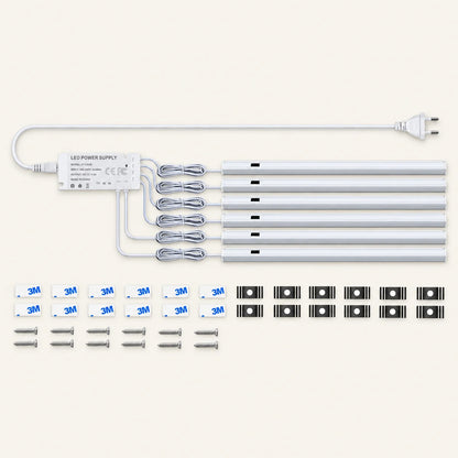 Handwisch-Bewegungssensor Unterbau-LED-Lichtleisten-Set – 12V Aluminium