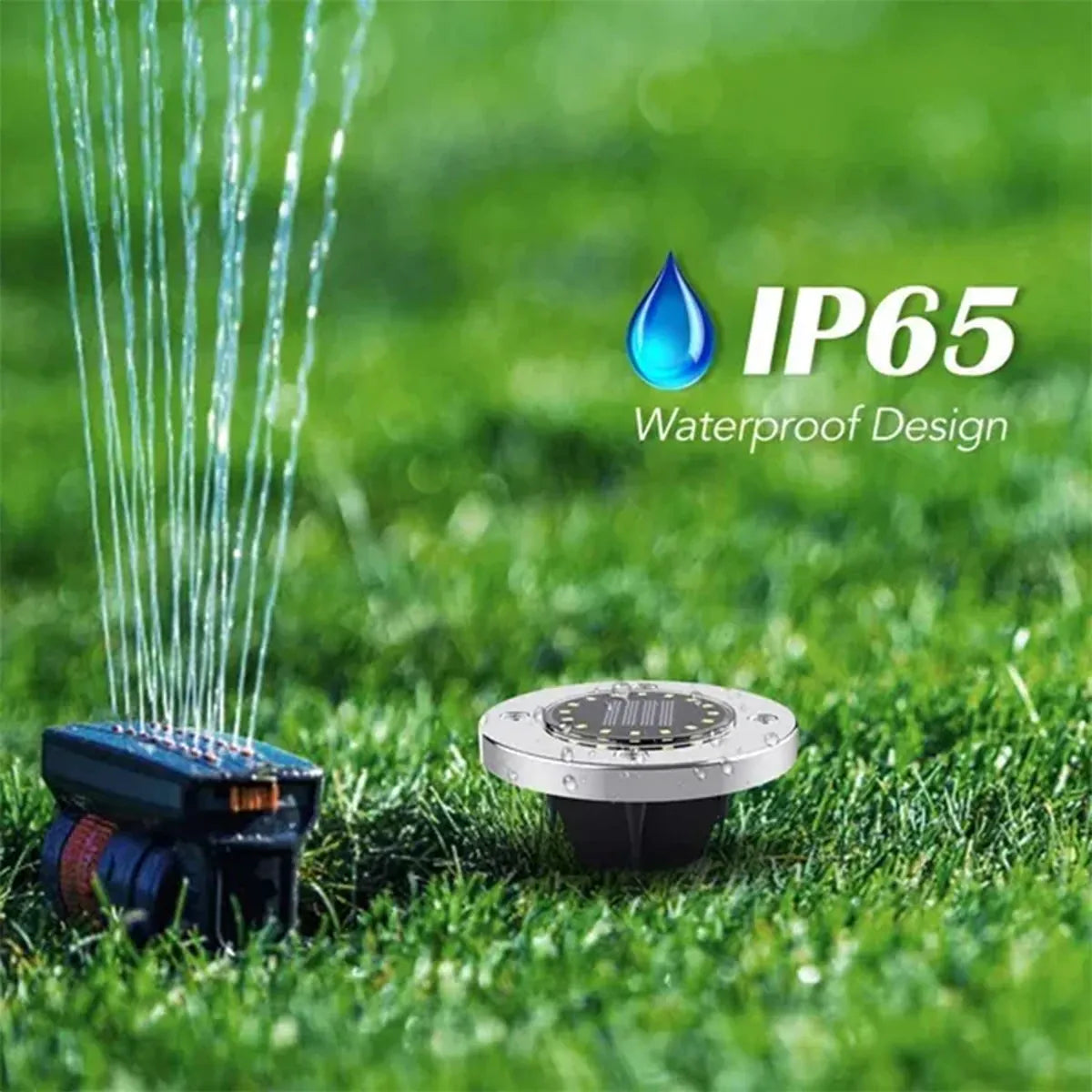 1/4/8 Stück Solar-Untergrundleuchten für den Außenbereich, Wegstrahler für die Gartendekoration