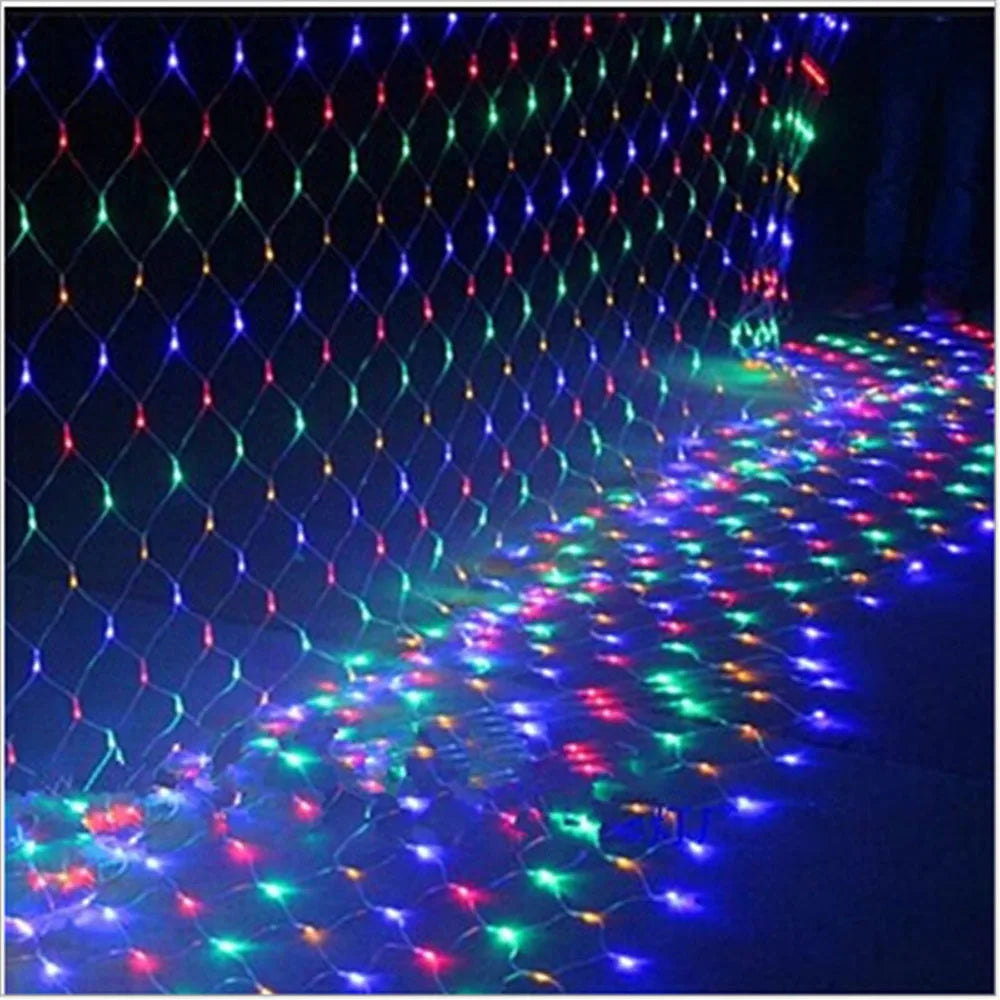 15x15M 2x3M 4x6M LED Net Mesh String Lights Waterproof Outdoor Christmas Lights - Lumaz