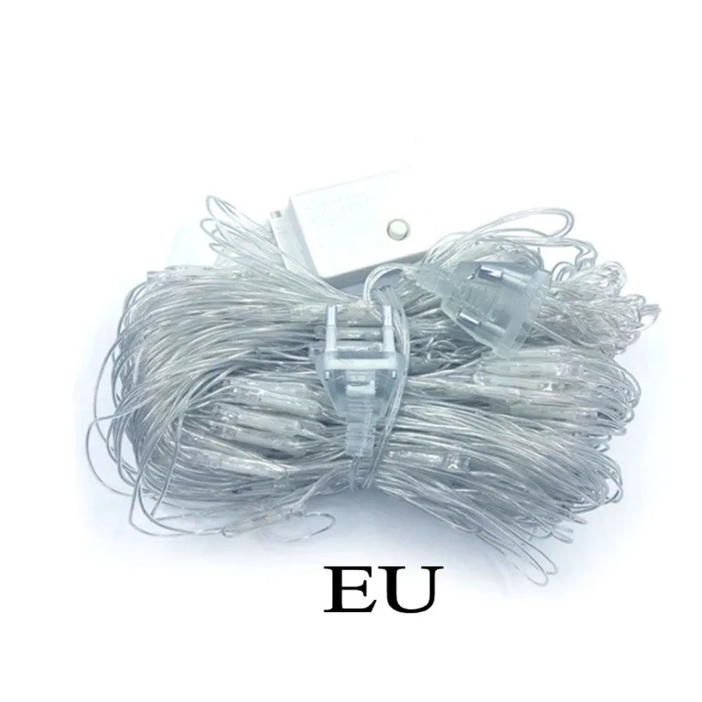 Electronic Mesh String LED Net Mesh String Lights - Plug-and-Play, Connectable, Waterproof, M ...