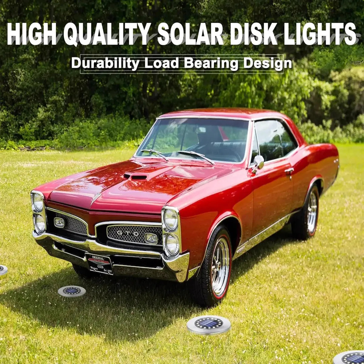 16 helle LEDs, Solar-Bodenleuchten, wasserdicht, für den Außenbereich, für Wege, Garten und Hof