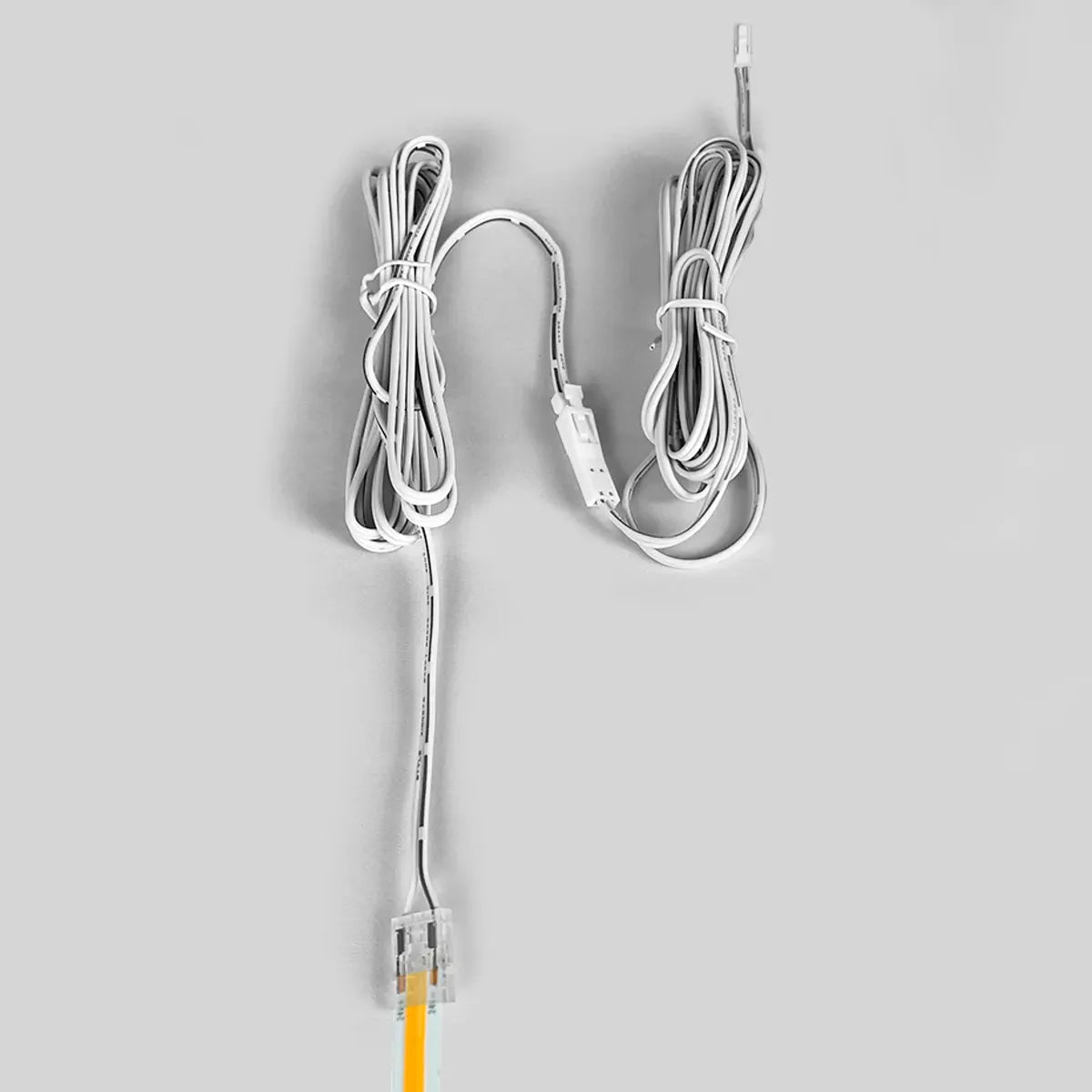 2-Pin COB LED Strip Connector Leads - 2m Cable, 5/8/10mm or Dupont Ends