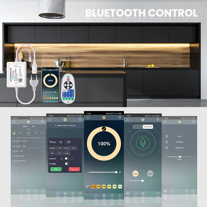 220V COB LED Neon Lichtschlauch - Tuya Smart WiFi Bluetooth Dimmbar, IP68, 288 LEDs/m
