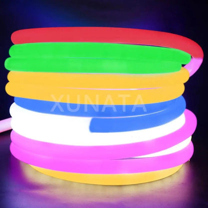 220V IP67 Waterproof 360 Round Neon Led Strip Light With SMD 2835 Tube Flexible Rope Lights - Lumaz