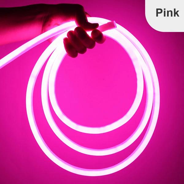 220V IP67 Waterproof 360 Round Neon Led Strip Light With SMD 2835 Tube Flexible Rope Lights - Lumaz