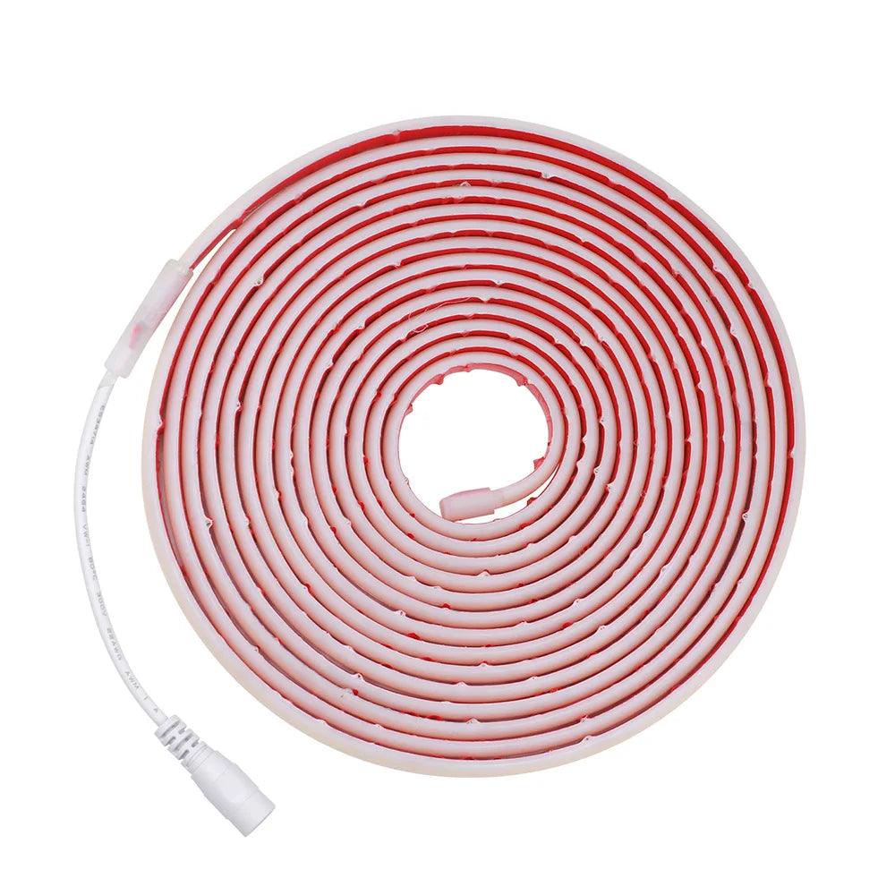 24V IP68 Waterproof COB Neon LED Strip Lights With DC Plug 320LEDs Lighting RA90 Flexible Silicone Tube Tape Light - Lumaz