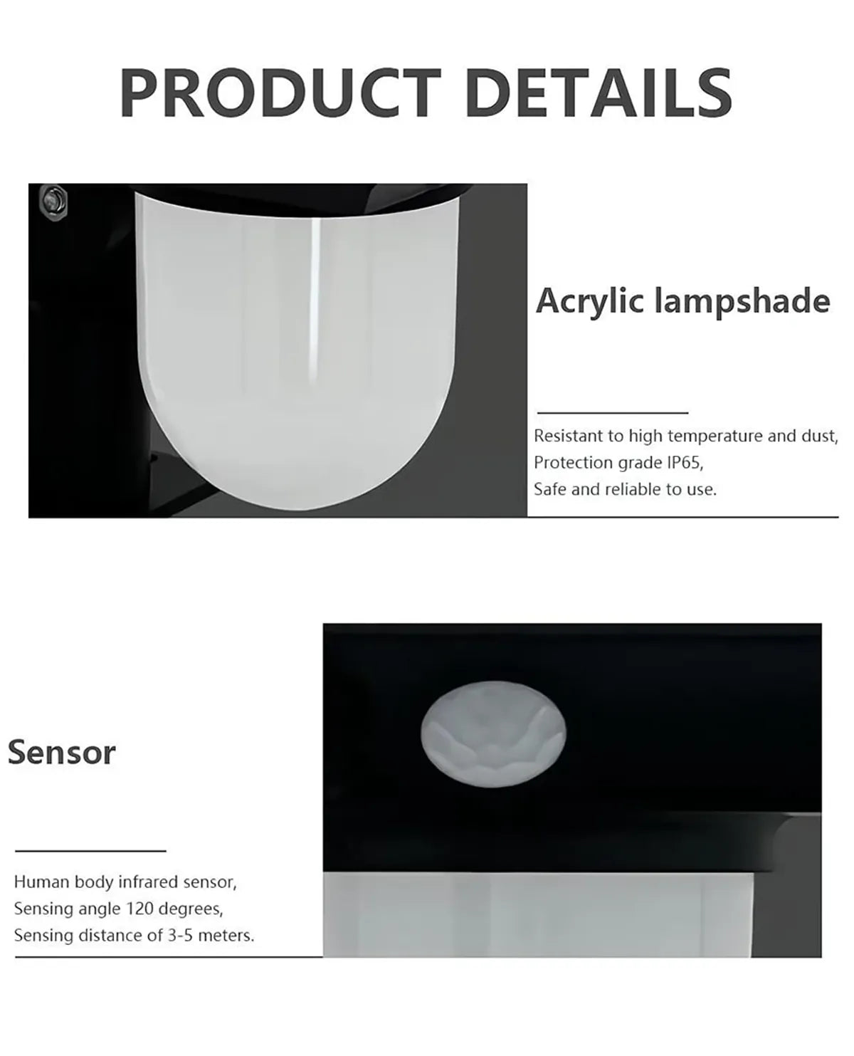 4PCS Outdoor Solar Landscape Pathway Lights with Motion Sensor Walkway Decor