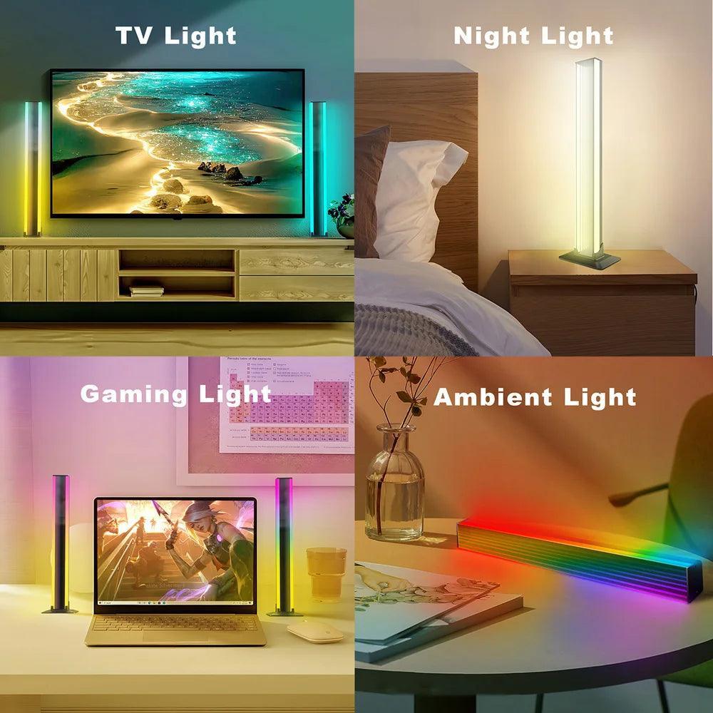 5050 RGBIC LED Bluetooth Desktop Ambient Light Gaming Lights - Lumaz