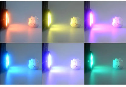 5V USB RGB Under Cabinet LED Puck Lights With Remote LED Panel Light