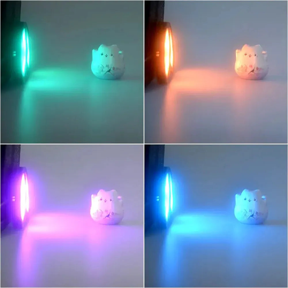 5V USB RGB Under Cabinet LED Puck Lights With Remote LED Panel Light