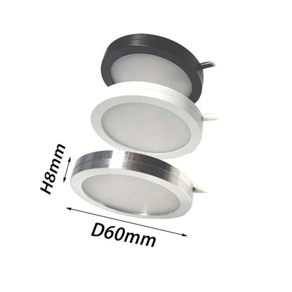 5V USB Under Cabinet LED Puck Lights for Shelf Counter Lighting