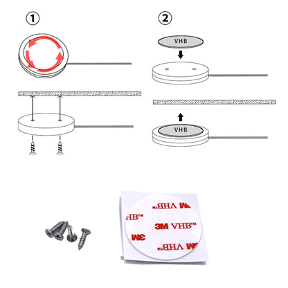 5V USB Under Cabinet LED Puck Lights for Shelf Counter Lighting