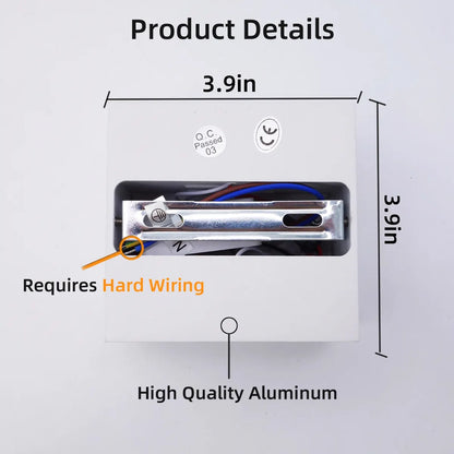 6W Modern Indoor Wall Lamp Up Down Wall Mount Lights for Living Room Bedroom