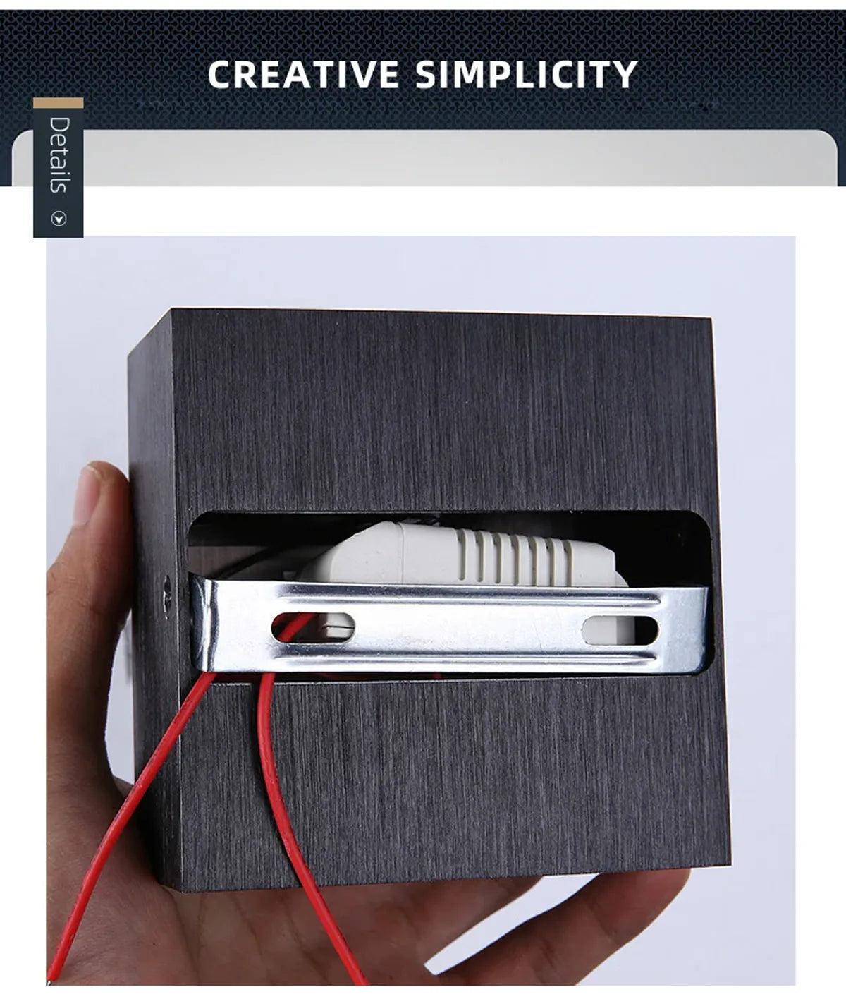 6W Modern Indoor Wall Lamp Up Down Wall Mount Lights for Living Room Bedroom