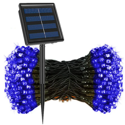 8 Mode Solar Outdoor String Lights Led Christmas Lights 833m - Lumaz