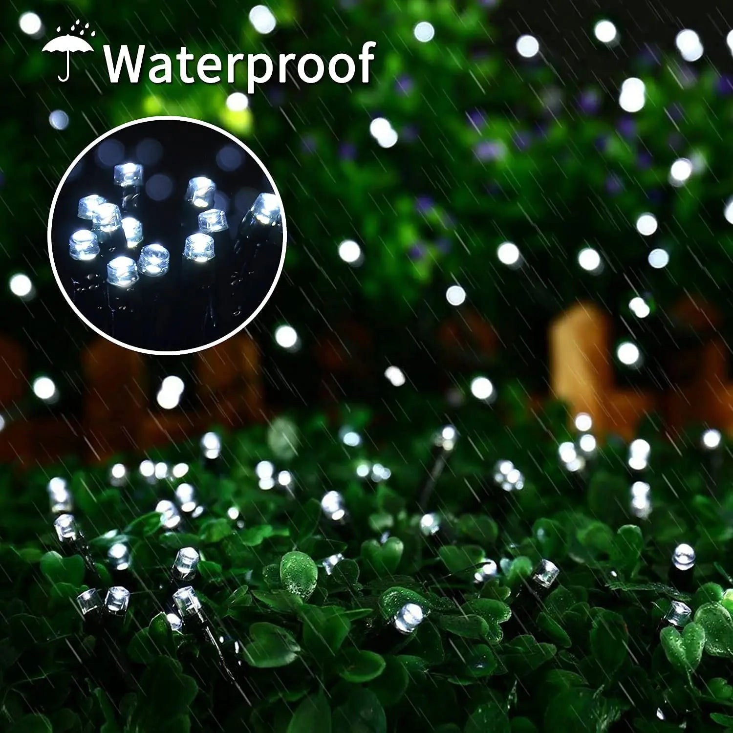 8 Mode Solar Outdoor String Lights Led Christmas Lights 833m - Lumaz