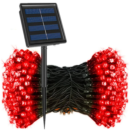 8 Mode Solar Outdoor String Lights Led Christmas Lights 833m - Lumaz