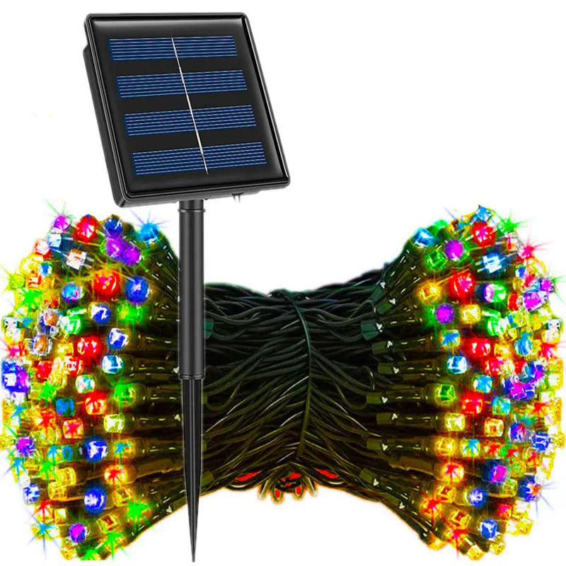 8 Mode Solar Outdoor String Lights Led Christmas Lights 833m - Lumaz