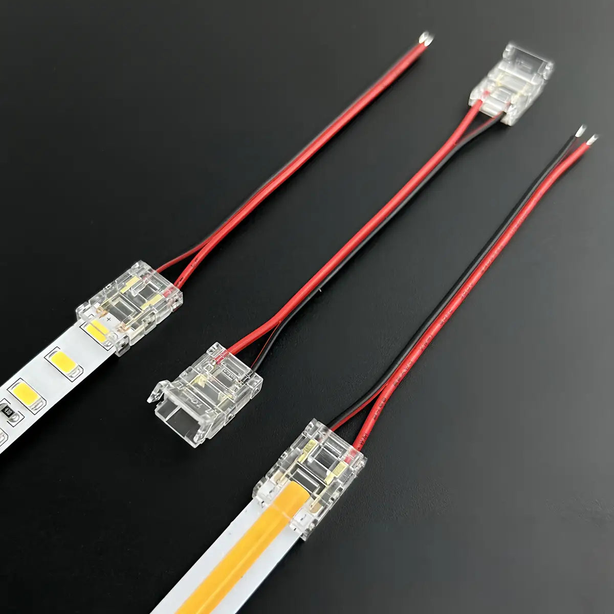 8mm COB/SMD LED Strip Lights Connector - Welding-Free, 12V/24V