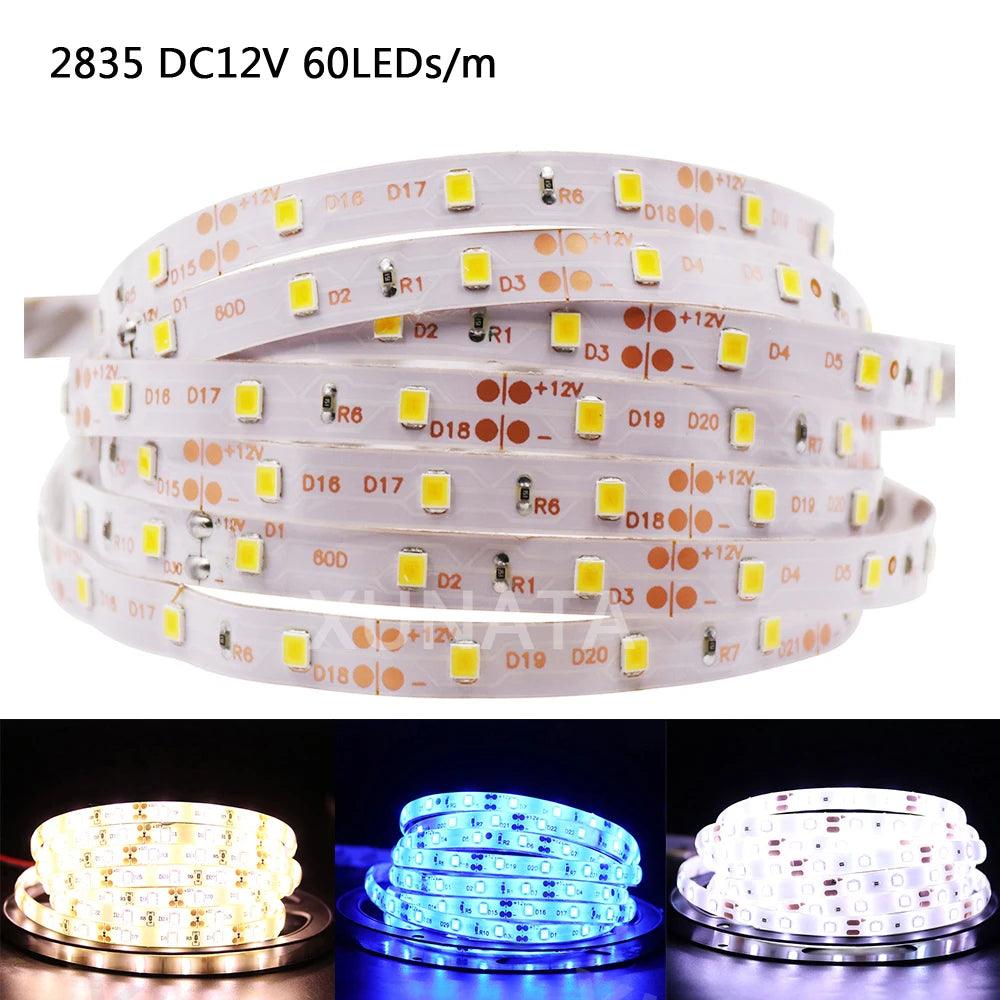 12V LED Strip Light SMD 5630 RGB 120led 60LED 240LED With 9 Colors 5M - Lumaz