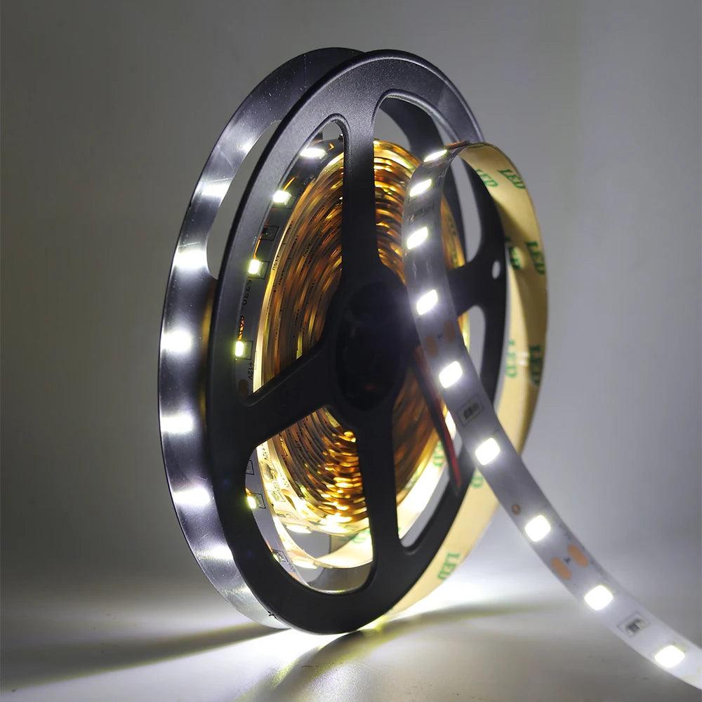 12V LED Strip Light SMD 5630 RGB 120led 60LED 240LED With 9 Colors 5M - Lumaz