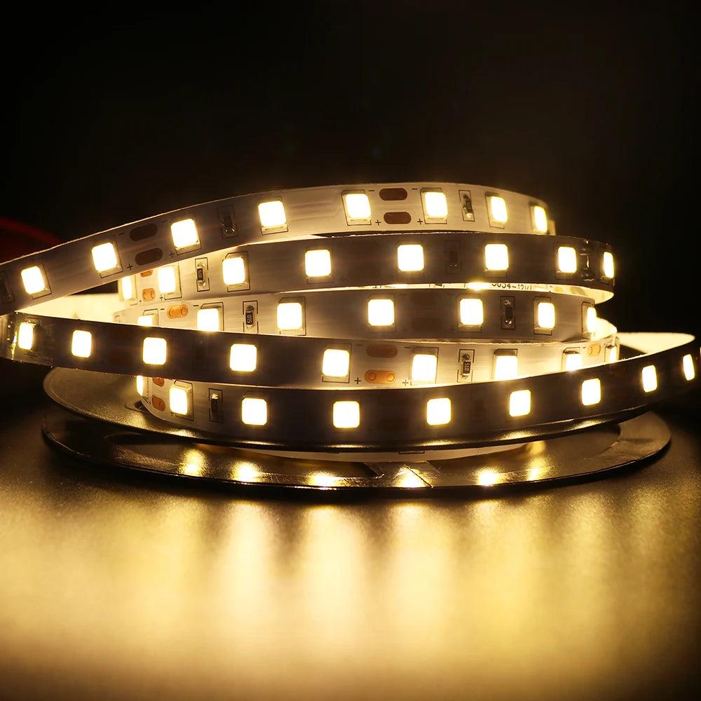 12V LED Strip Light SMD 5630 RGB 120led 60LED 240LED With 9 Colors 5M - Lumaz