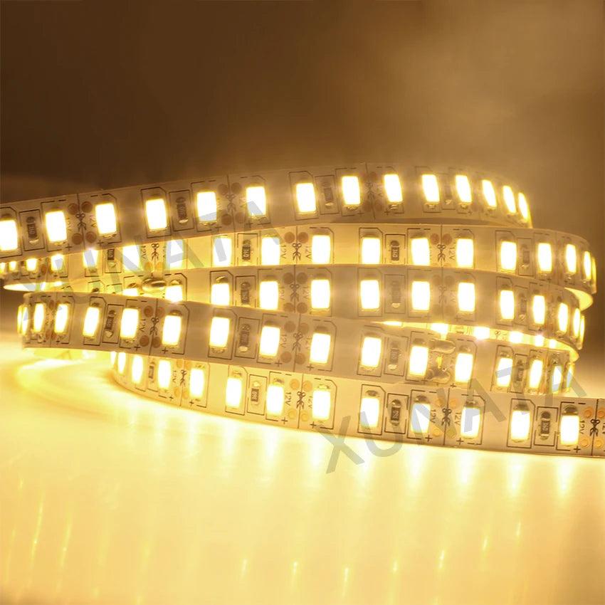 12V LED Strip Light SMD 5630 RGB 120led 60LED 240LED With 9 Colors 5M - Lumaz