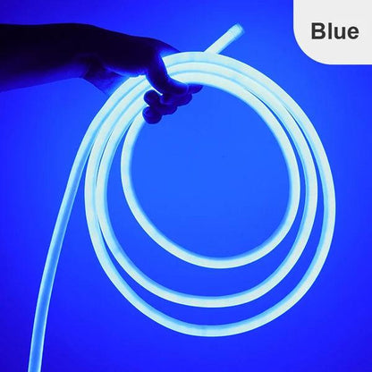 220V IP67 Waterproof 360 Round Neon Led Strip Light With SMD 2835 Tube Flexible Rope Lights - Lumaz