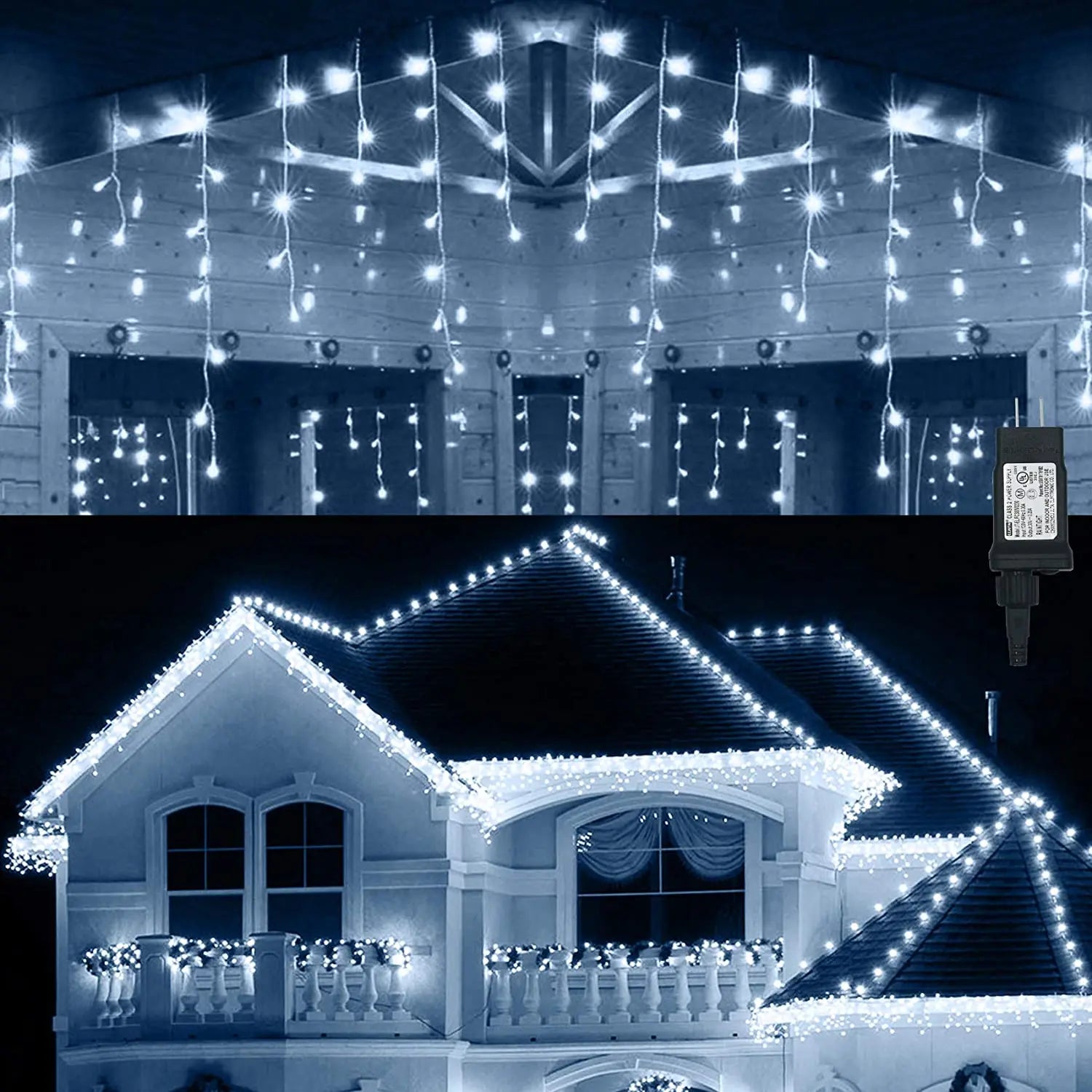 IP65 7-20M LED Christmas Icicle Lights For Street Eave Decor - Lumaz